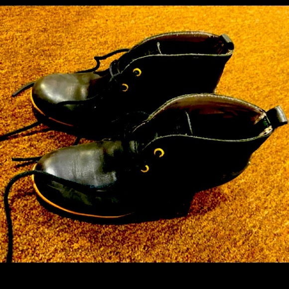 Sperry Top-Sider Harlow Brook Wedge Boot Chukka Booties Size 7 M Black Leather - Picture 3 of 6